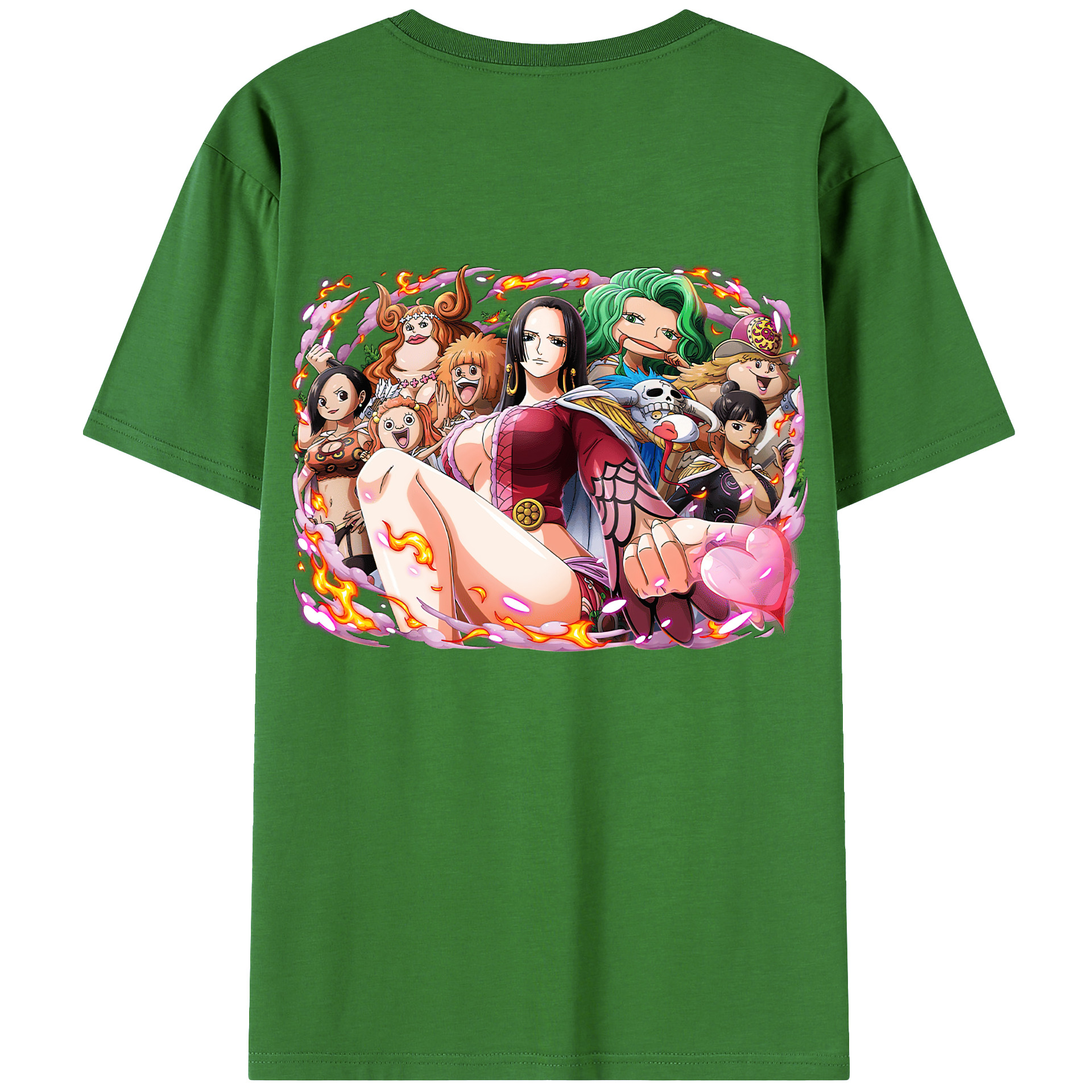 ワンピース ボア・ハンコック ONE PIECE Boa·Hancock レディース半袖Tシャツ(バックプリント)